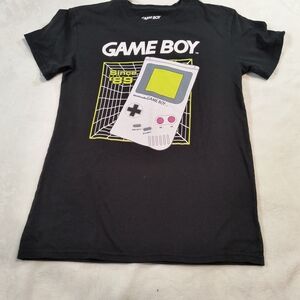 Black T-Shirt with Retro Design